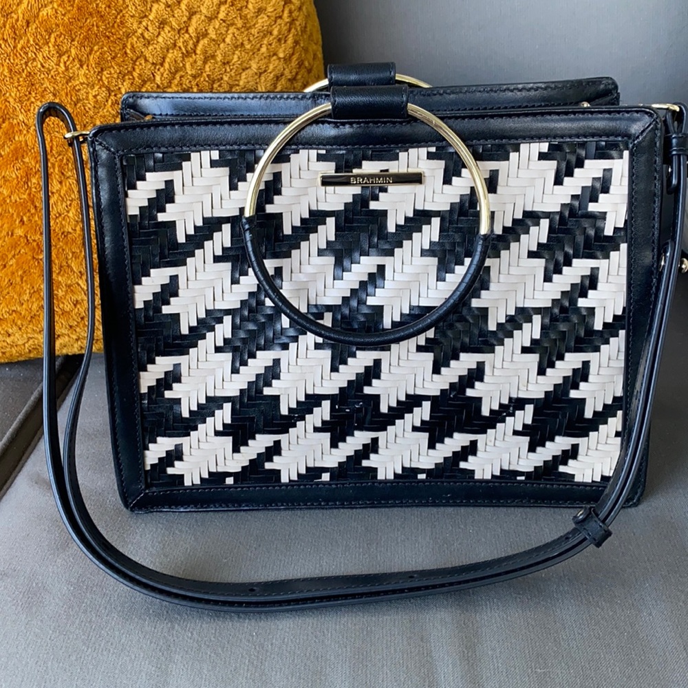 Mod Camille- Black Belcourt| Brahmin Crossbody